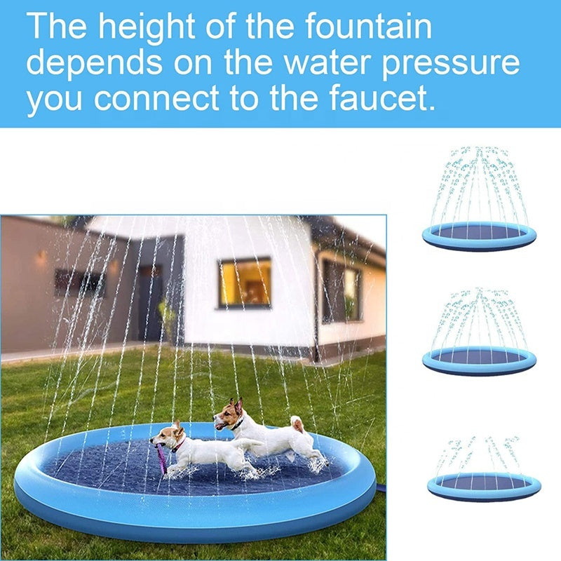 Dog Sprinkler Mat "Splash Zone™"