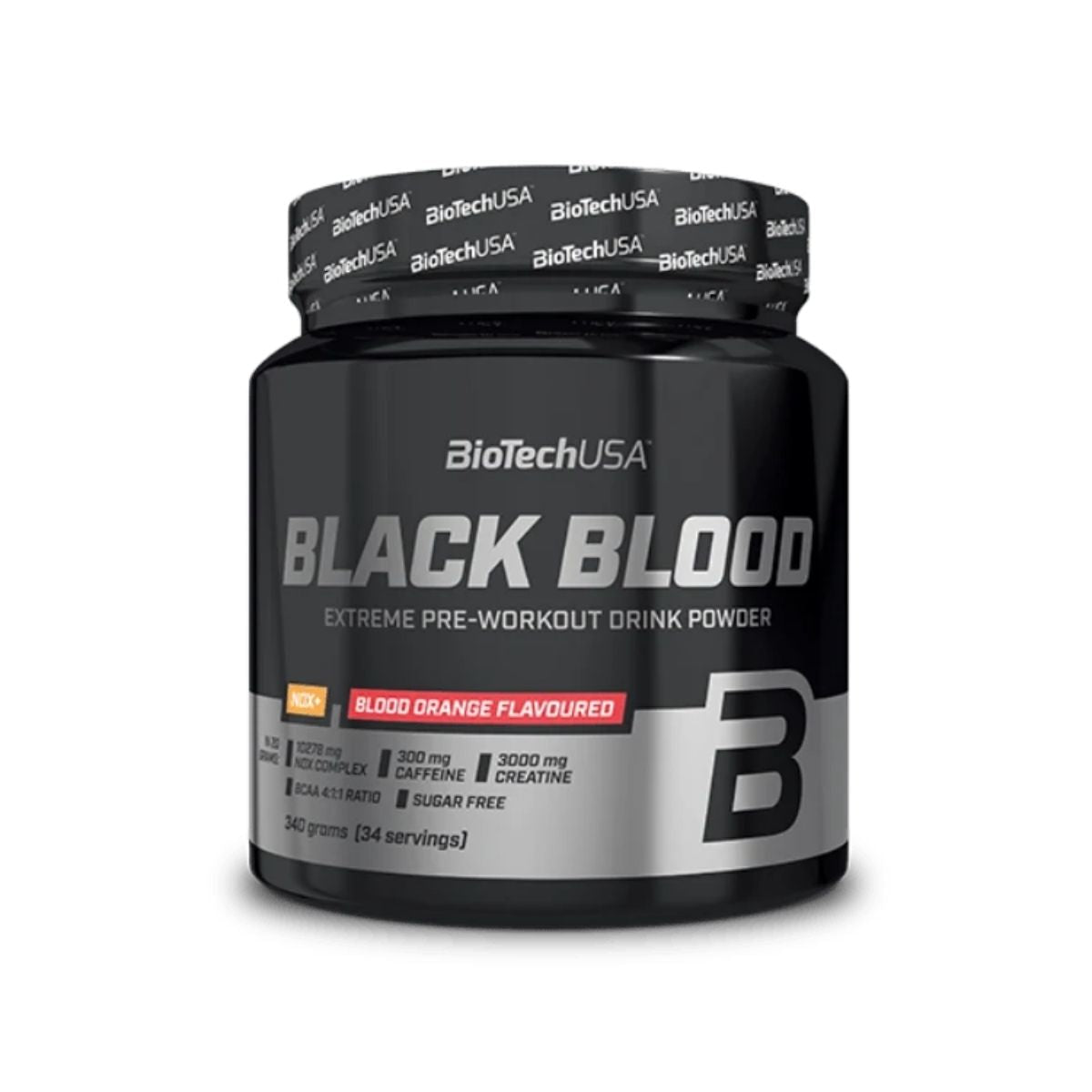 BioTech Black Blood NOX+ 340g Blutorange - BioTech USA - Shop&Trend