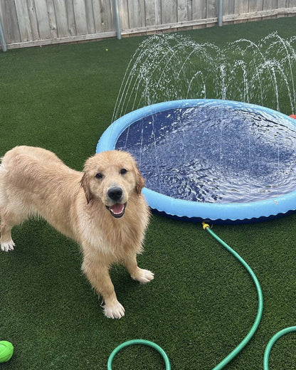 Dog Sprinkler Mat "Splash Zone™"