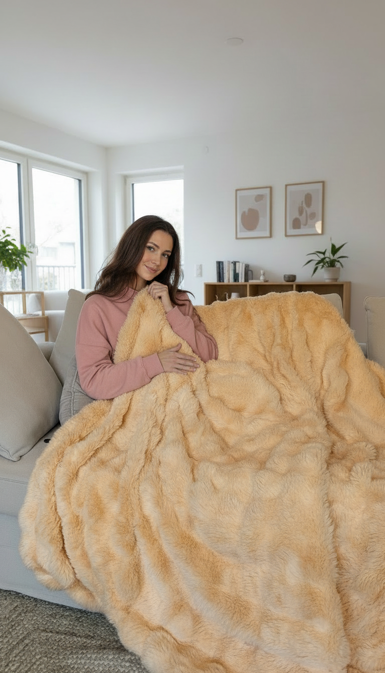 Toskana-Fell Kuscheldecke "Tuscan Throw™"