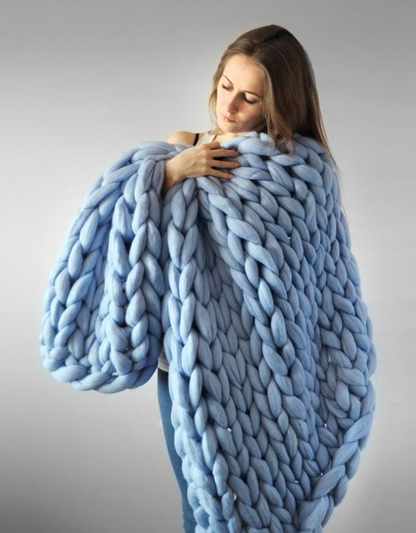 Hand Woven Blanket "Handspun Legacy™"