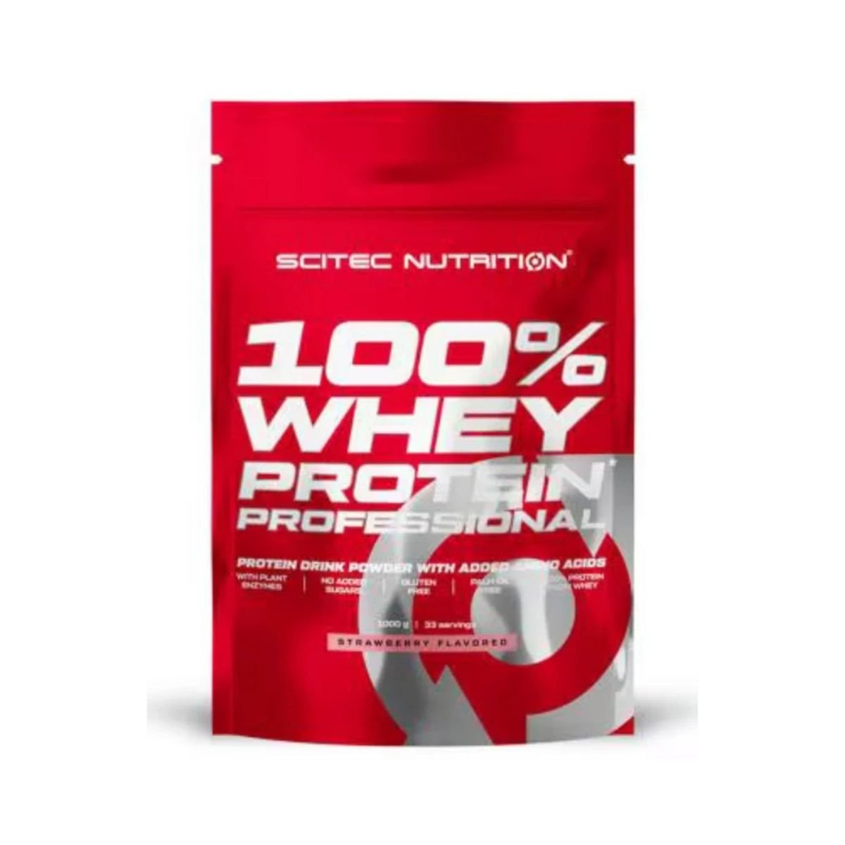 Scitec 100% Whey Protein Professional 1000g Erdbeere - Scitec Nutrition - Shop&Trend