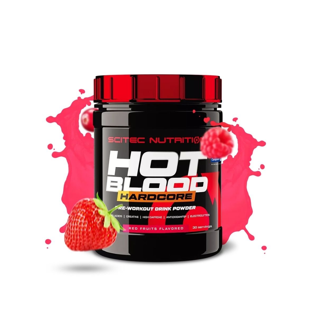 Scitec Hot Blood Hardcore - 375g Red Fruits - Scitec Nutrition - Shop&Trend